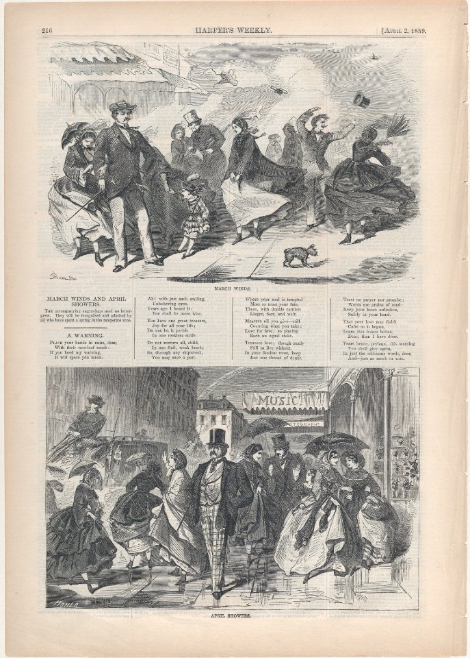 April Showers (Harper's Weekly, Vol. III) MET DP875147