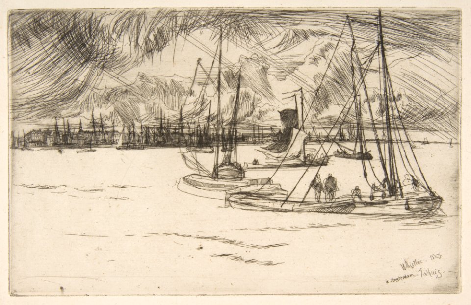 Amsterdam, from the Tolhuis MET DP813374