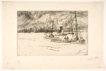 Amsterdam, from the Tolhuis MET DP813375