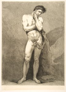 An "Académie"- Standing Man MET DP813993