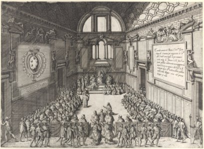 Audience given by Pope Pius V to Cosimo I, Duke of Tuscany Met DP885844