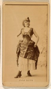 Anna Suits, from the Actresses series (N245) issued by Kinney Brothers to promote Sweet Caporal Cigarettes MET DP859654