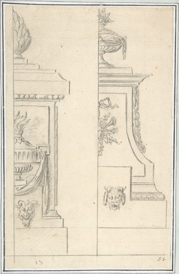 Alternate Designs for Decorated Bases or Pedestals MET DP808590