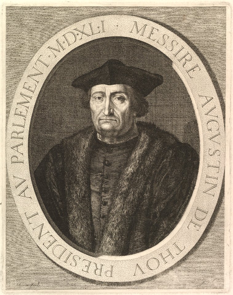 Augustin de Thou, president au Parlement MET DP826956