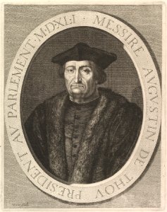 Augustin de Thou, president au Parlement MET DP826956