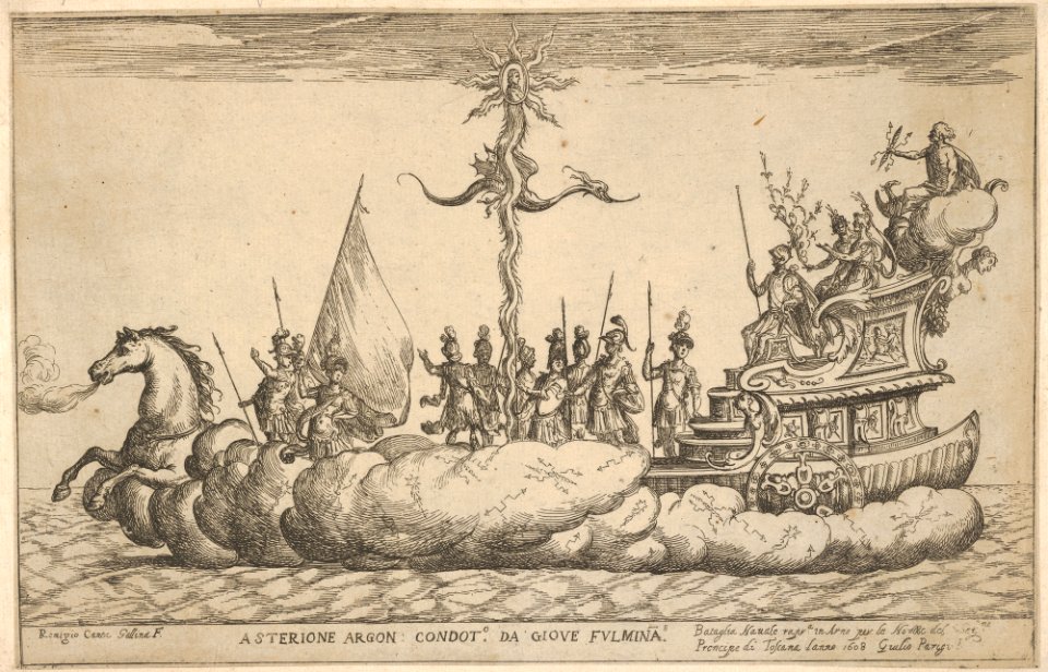 Asterion, from the series 'Vessels of the Argonauts' for the wedding celebration of Cosimo de' Medici in Florence, 1608 MET DP832209