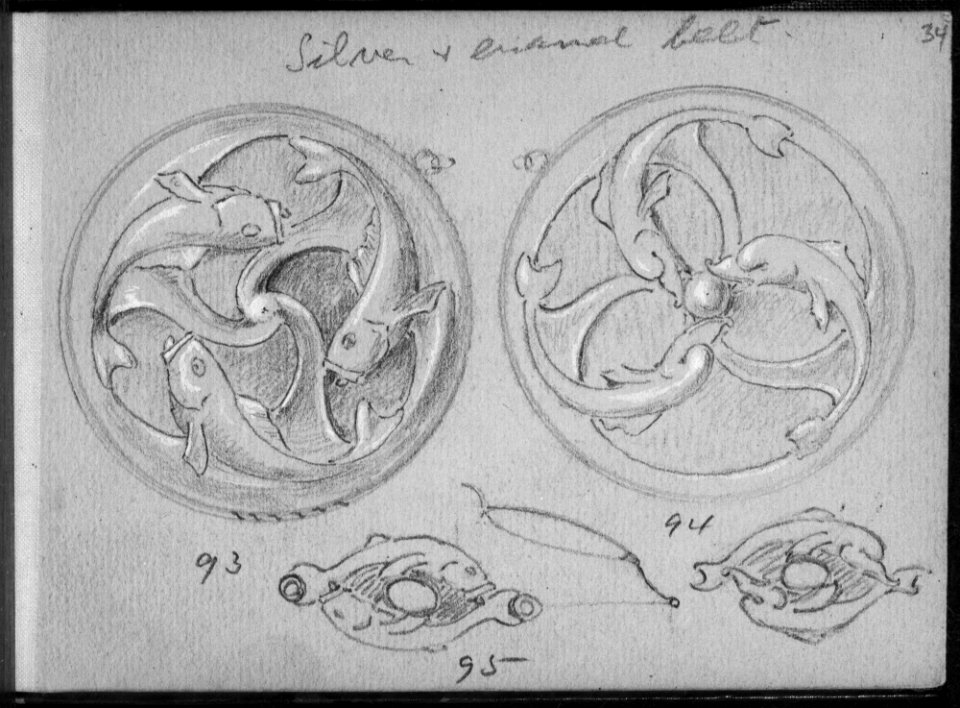 Album with Designs for Art Nouveau Jewelry MET MM53994