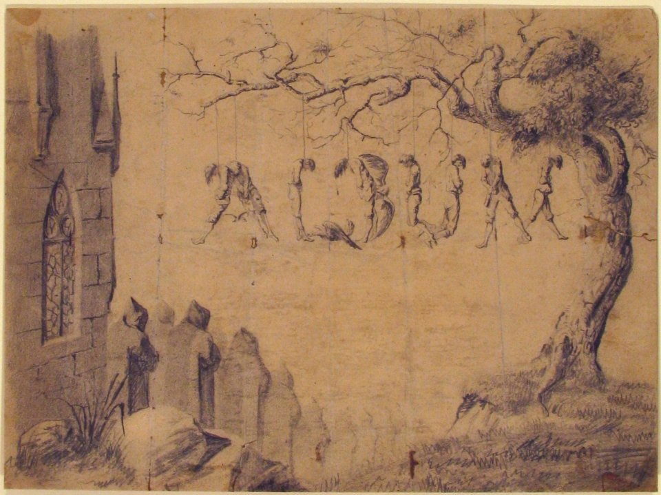 Album Title Page- Hanging Scene MET 69.524.3