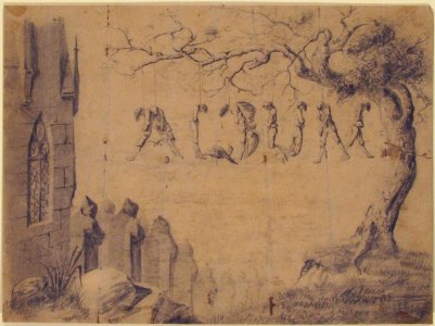 Album Title Page- Hanging Scene MET 69.524.3