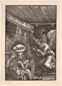 Annunciation, from The Fall and Salvation of Mankind Through the Life and Passion of Christ MET DP832956