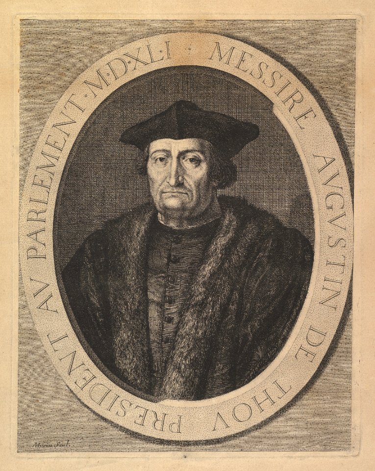 Augustin de Thou, president au Parlement MET DP819873