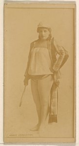 Annie Livingston, from the Actresses series (N245) issued by Kinney Brothers to promote Sweet Caporal Cigarettes MET DP859001