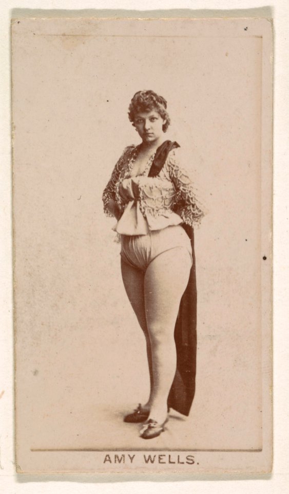 Amy Wells, from the Actresses series (N245) issued by Kinney Brothers to promote Sweet Caporal Cigarettes MET DP859851