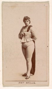 Amy Wells, from the Actresses series (N245) issued by Kinney Brothers to promote Sweet Caporal Cigarettes MET DP859851