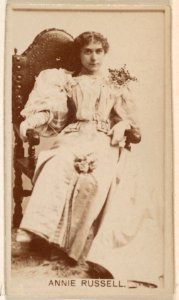 Annie Russell, from the Actresses series (N245) issued by Kinney Brothers to promote Sweet Caporal Cigarettes MET DP859480