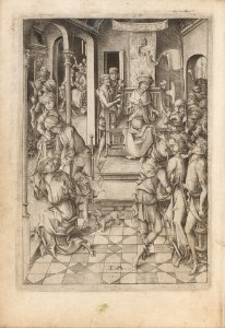 Album with Twelve Engravings of The Passion, a Woodcut of Christ as the Man of Sorrows, and a Metalcut of St. Jerome in Penitence MET DP167205