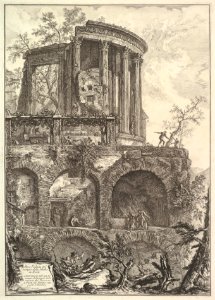 Altra V. del Tempio della Sibilla in Tivoli (Another view of the Temple of the Sibyl in Tivoli) MET DP828240