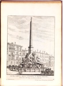 Altra Veduta della Fontana in Piazza Navona -Fontana dei Quattro Fiumi-. From 'La Fontane di Roma nelle Piazze e Luoghi Publici (...)'. MET DP273749