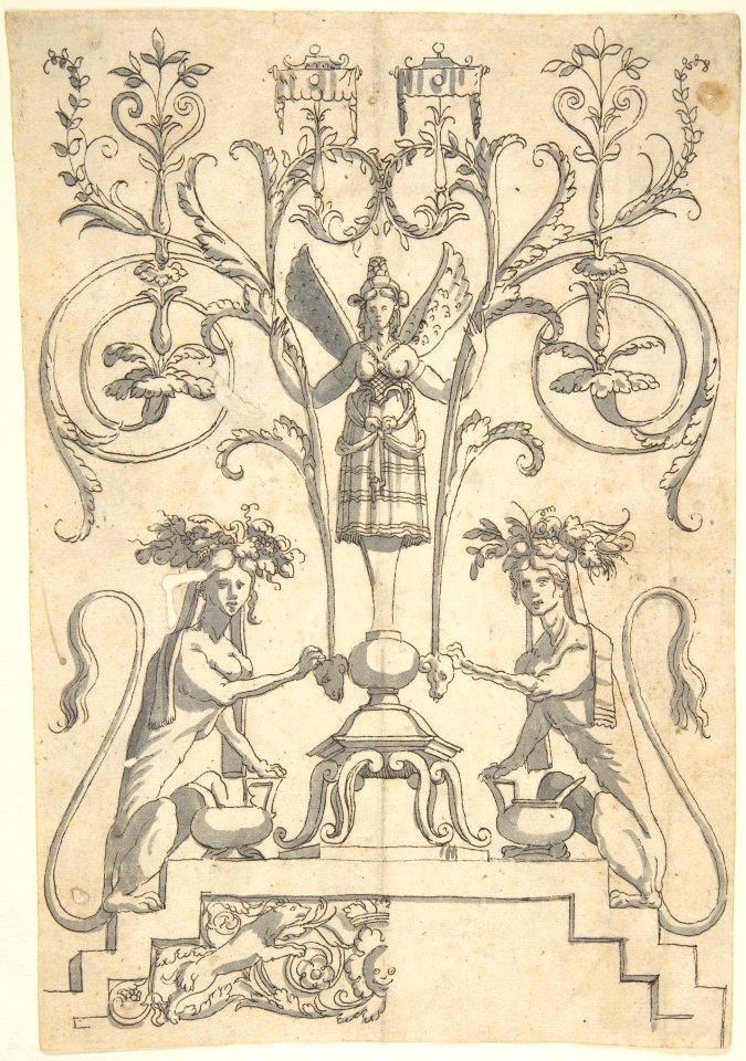 Album or Scrapbook with Grotesque Designs Copied after Prints MET DP804958