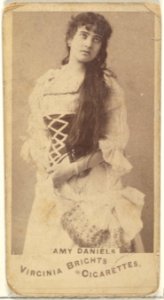 Amy Daniels, from the Actors and Actresses series (N45, Type 1) for Virginia Brights Cigarettes MET DP829411