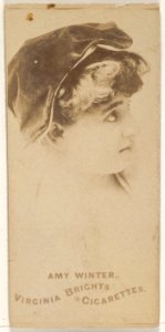Amy Winter, from the Actors and Actresses series (N45, Type 1) for Virginia Brights Cigarettes MET DP830566