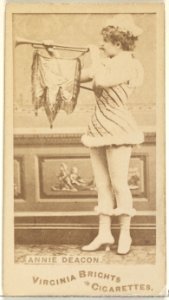 Annie Deacon, from the Actors and Actresses series (N45, Type 1) for Virginia Brights Cigarettes MET DP829417