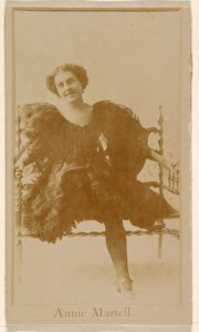 Annie Martell, from the Actresses series (N245) issued by Kinney Brothers to promote Sweet Caporal Cigarettes MET DP859065