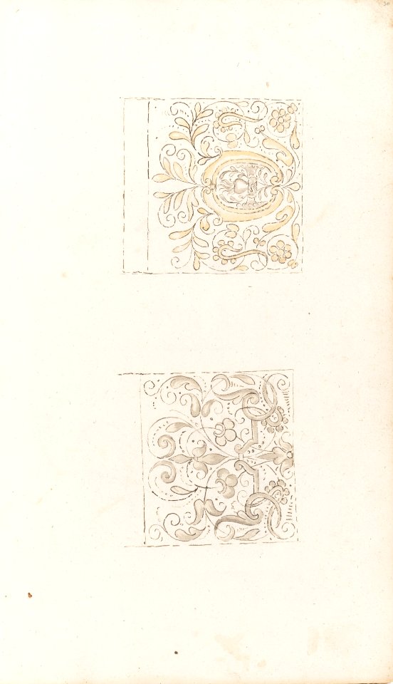Album of designs for embroidery- bodices, gauntlets, caps, bags, page 61 (recto) MET DP165319