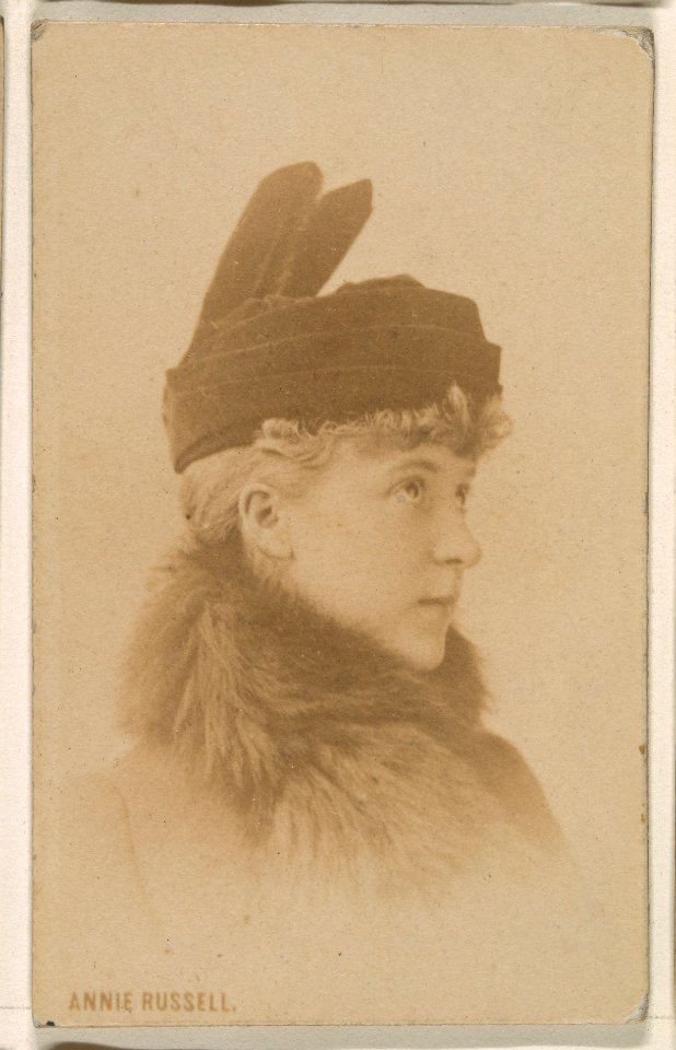 Annie Russell, from the Actresses series (N246), Type 1, issued by Kinney Brothers to promote Sporting Extra Cigarettes MET DP860019