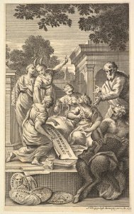 Allegorical composition celebrating the Humanities MET DP822744