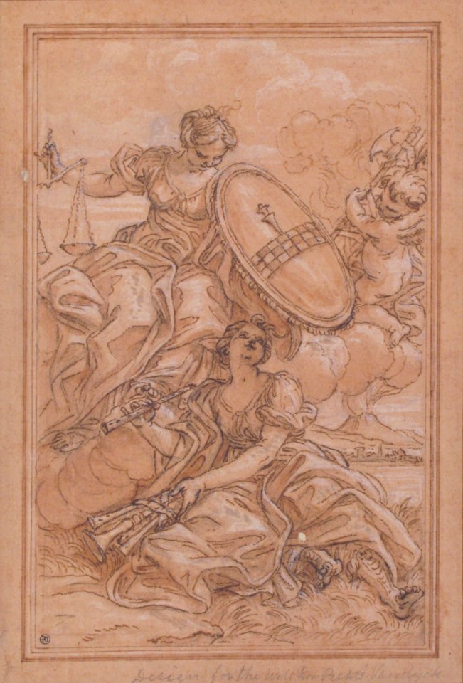 Allegorical Composition- Music and Justice with the Spinola Arms MET 63.103.2