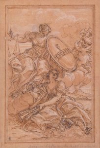 Allegorical Composition- Music and Justice with the Spinola Arms MET 63.103.2