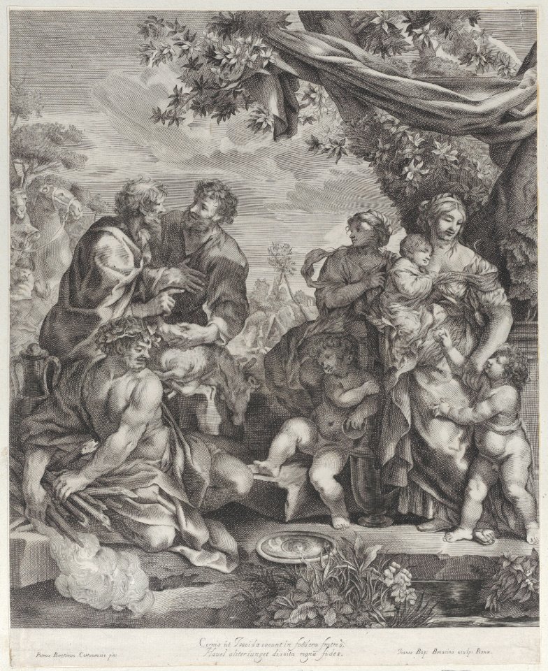 Allegorical scene with a sacrificial lamb Met DP885845