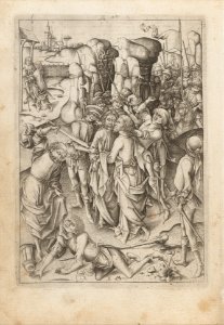 Album with Twelve Engravings of The Passion, a Woodcut of Christ as the Man of Sorrows, and a Metalcut of St. Jerome in Penitence MET DP167204