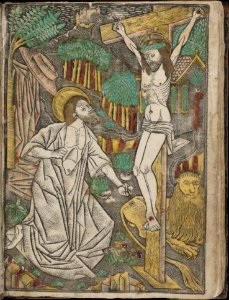 Album with Twelve Engravings of The Passion, a Woodcut of Christ as the Man of Sorrows, and a Metalcut of St. Jerome in Penitence MET DP167201