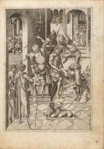 Album with Twelve Engravings of The Passion, a Woodcut of Christ as the Man of Sorrows, and a Metalcut of St. Jerome in Penitence MET DP167207