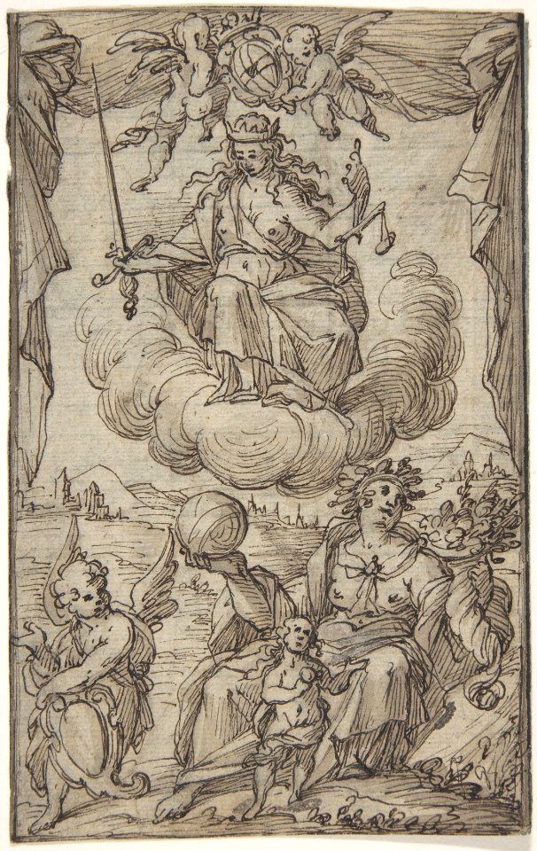 Allegorical Scene MET DP803441