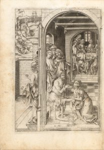 Album with Twelve Engravings of The Passion, a Woodcut of Christ as the Man of Sorrows, and a Metalcut of St. Jerome in Penitence MET DP167203