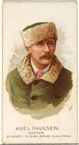 Axel Paulsen, Skater, from World's Champions, Series 2 (N29) for Allen & Ginter Cigarettes MET DP838252
