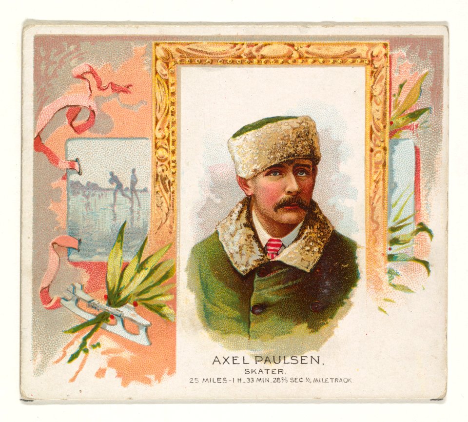 Axel Paulsen, Skater, from World's Champions, Second Series (N43) for Allen & Ginter Cigarettes MET DP839310