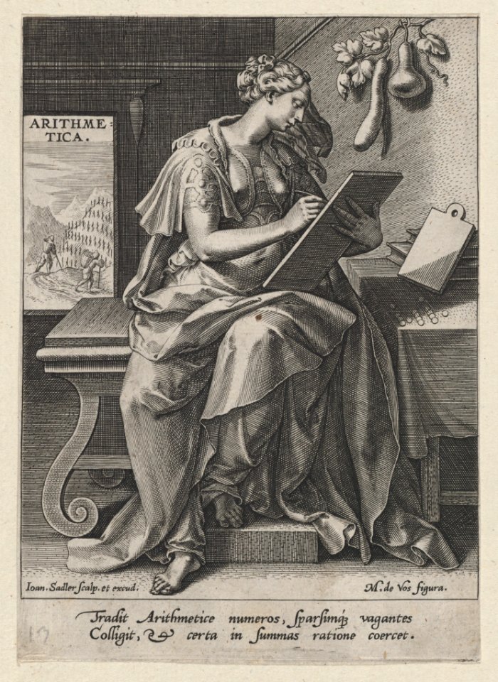 Arithmetica, from The Seven Liberal Arts MET DP869282