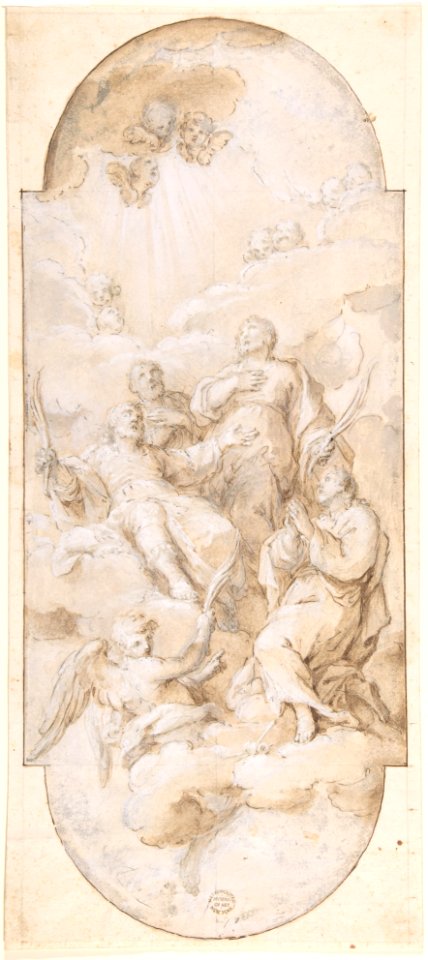 Apotheosis of Four Martyred Saints (Four Crowned Martyrs?) MET DP802430