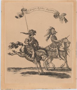 Armiger, Ephebus, Americani, from 'Courses de Testes et de Bagues Faittes par Roy et par les Princes et Signeurs de sa Cour, en l'annee 1662' (Grand Carrousel) MET DP874861