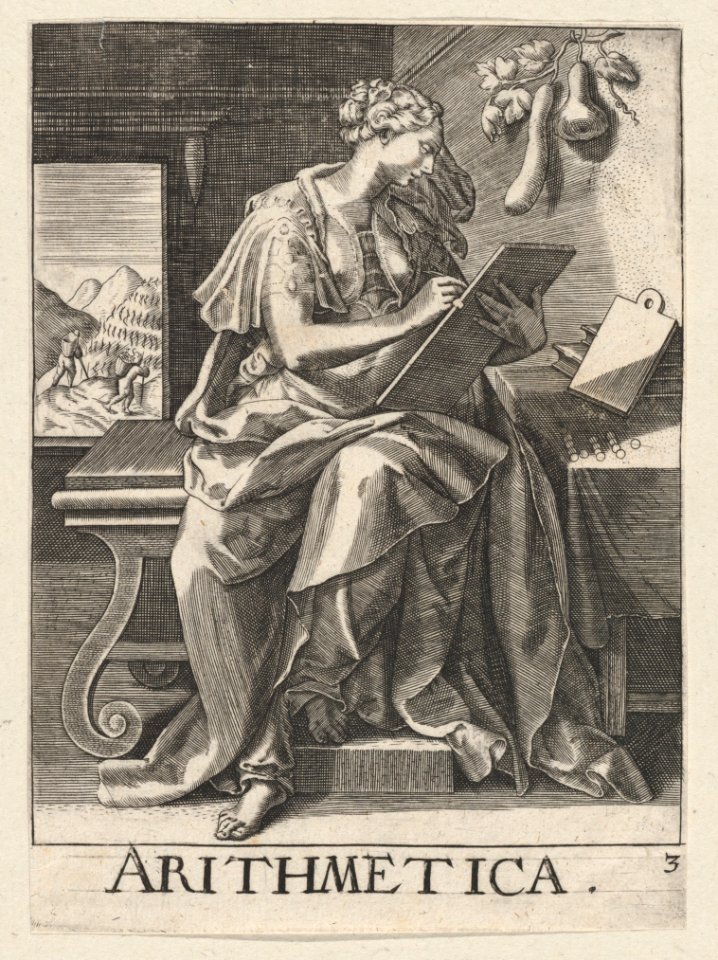 Arithmetica, from The Seven Liberal Arts MET DP869283