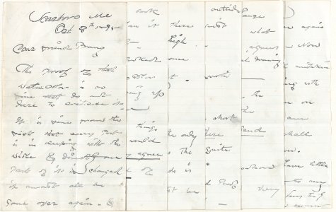 Autograph Letter to Louis Prang, Discussing lithograph of "The Eastern Shore" MET DP875366