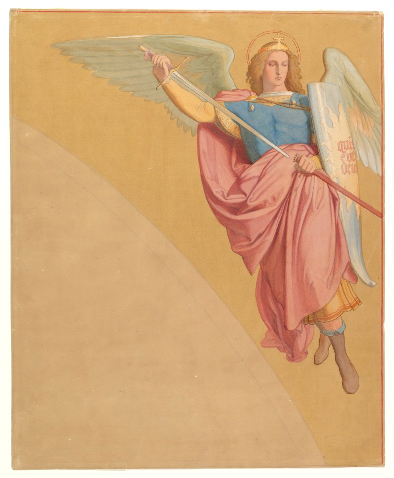 Archangel Drawing a Sword MET DP819905