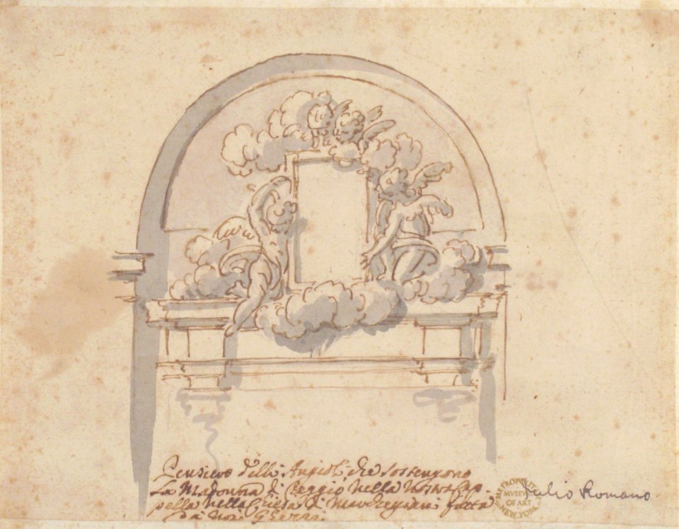 Angels Supporting a Frame MET 87.12.59