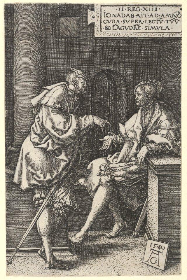 Amnon and Jonadab, from The Story of Amnon and Tamar MET DP836631