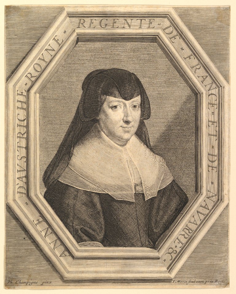 Anne d'Autriche, reine de France, en habit de deuil MET DP819815