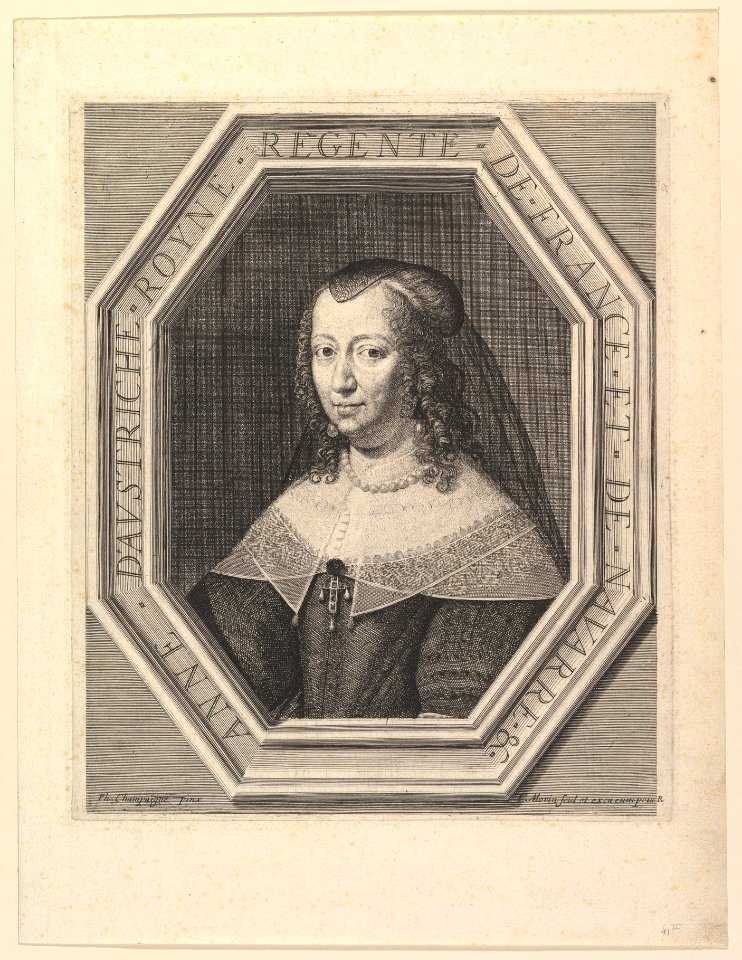 Anne d'Autriche, reine de France, en deuil de cour MET DP819816